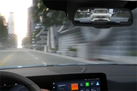 Gương chiếu hậu trong xe điện tử